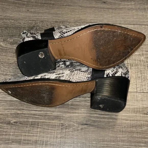 Snakeskin Ankle Boots - Picture 4 of 9